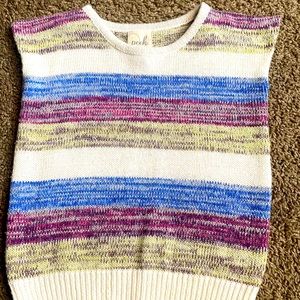Peek Sleeveless Sweater Veat